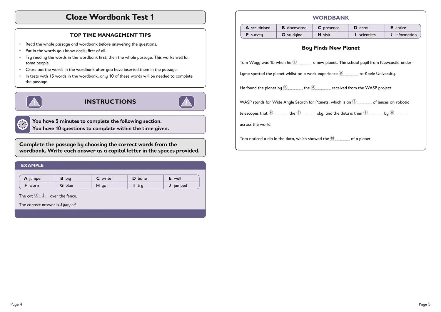 Bild: 9781844199006 | 11+ Verbal Reasoning Cloze Practice Workbook | For the 2025 Cem Tests