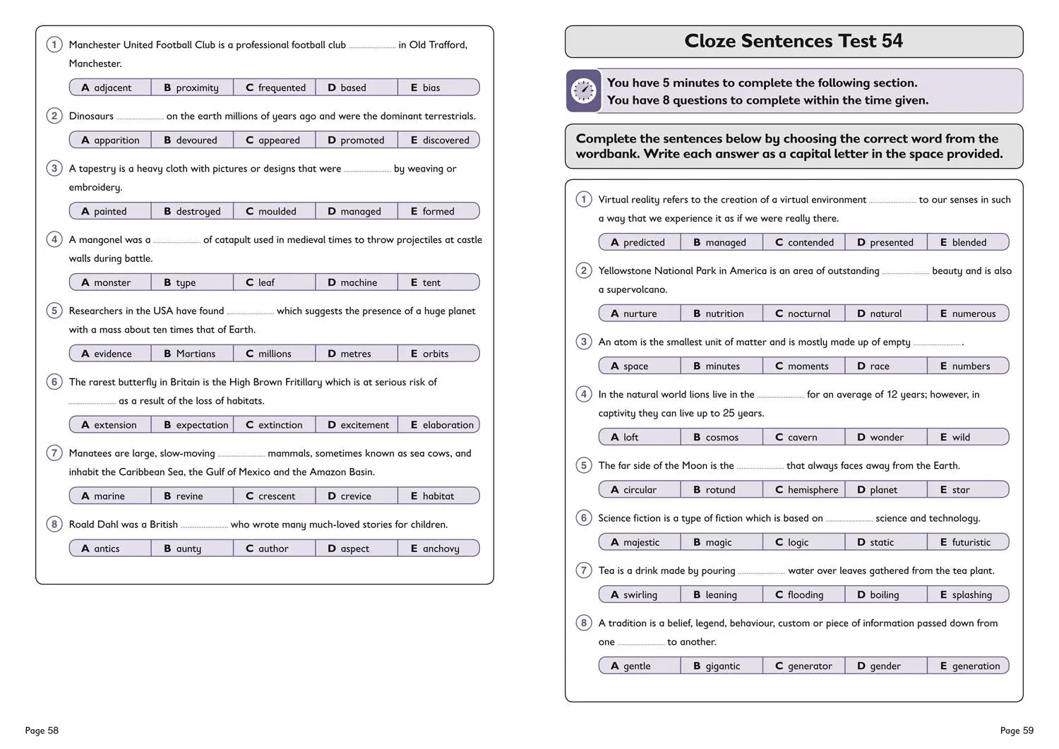 Bild: 9781844199006 | 11+ Verbal Reasoning Cloze Practice Workbook | For the 2025 Cem Tests