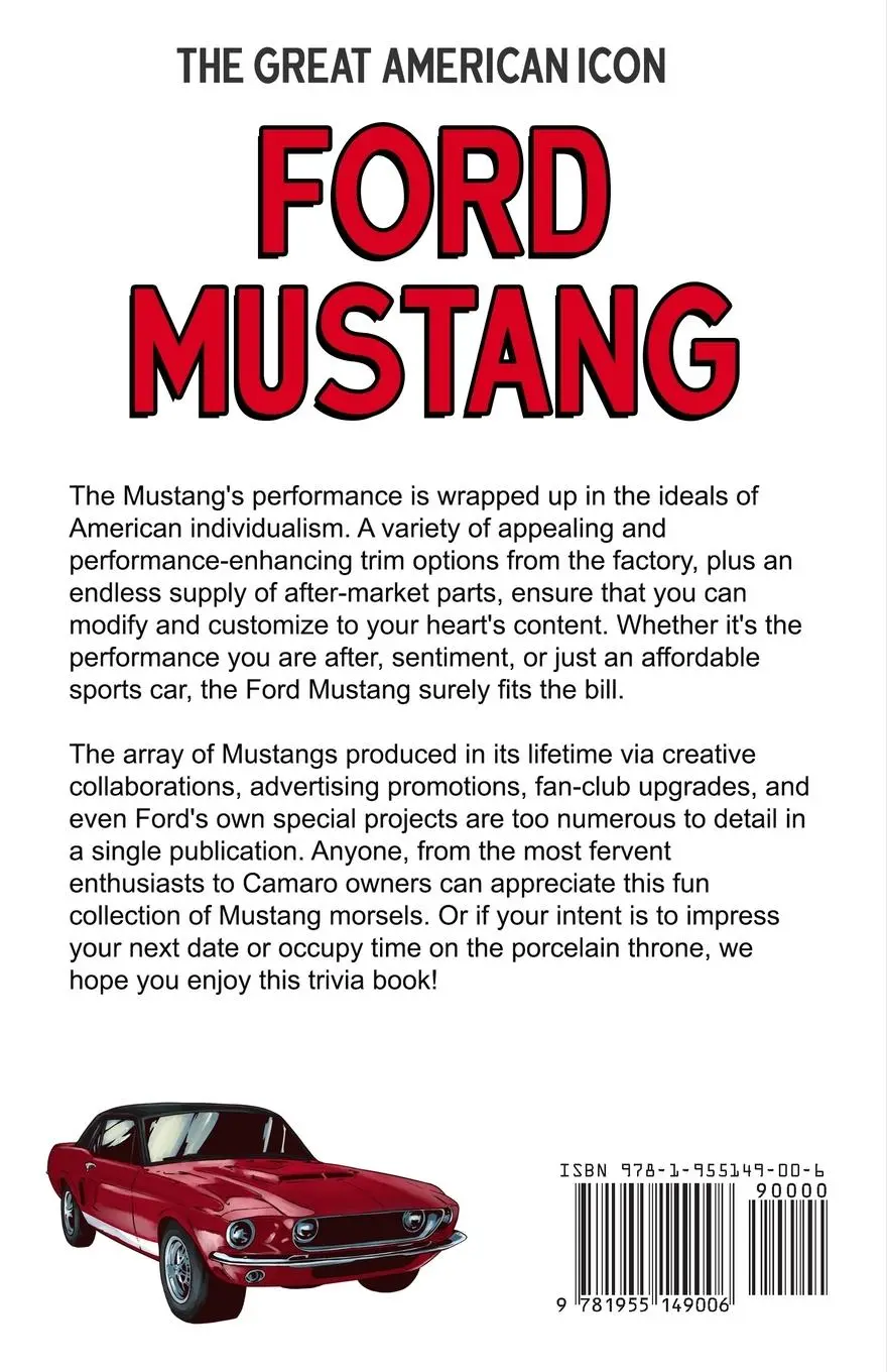 Rückseite: 9781955149006 | Ford Mustang | Dean Harris | Taschenbuch | Englisch | 2021