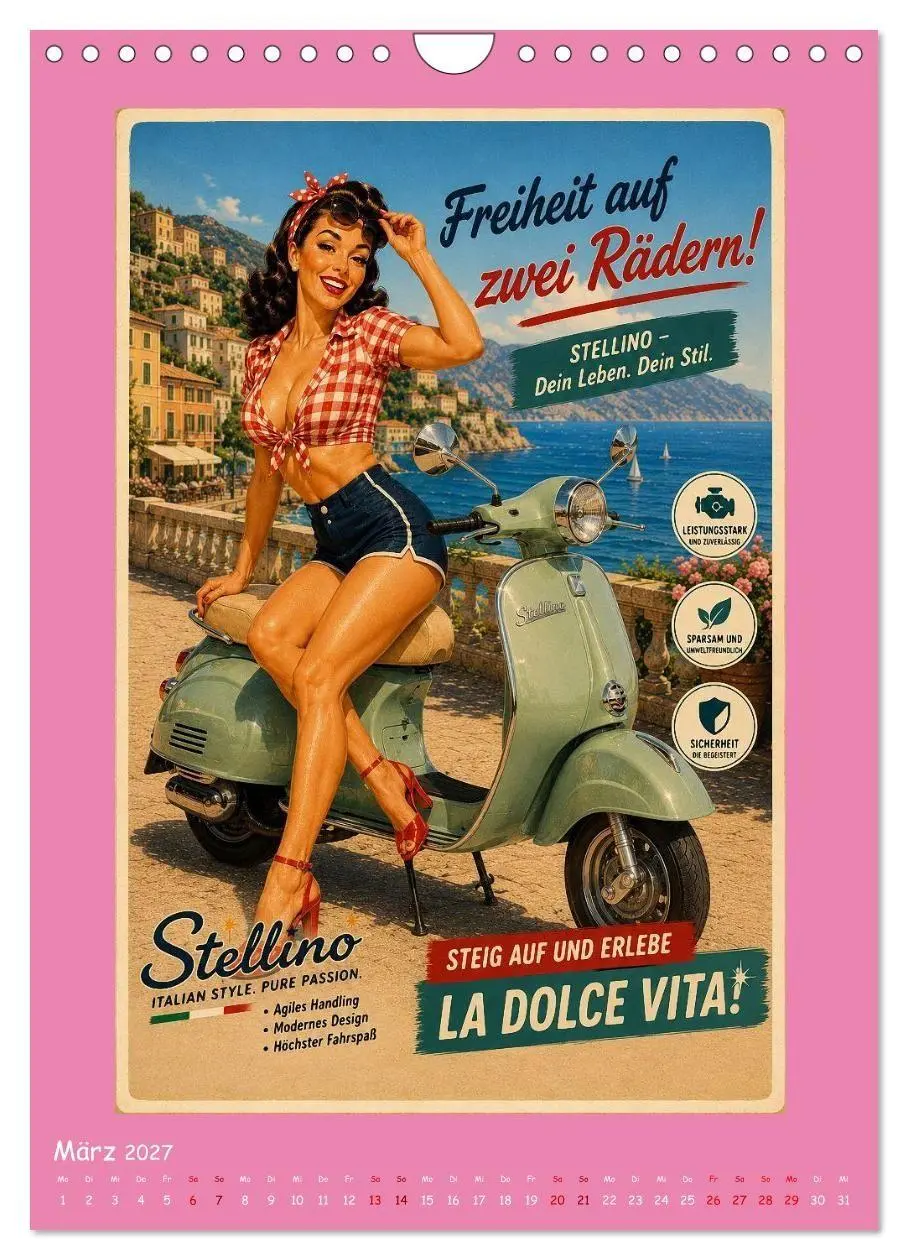 Bild: 9783594359006 | Retro-Reklame (Wandkalender 2027 DIN A4 hoch), CALVENDO Monatskalender
