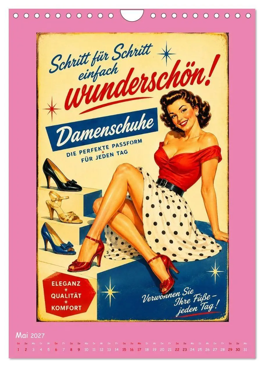 Bild: 9783594359006 | Retro-Reklame (Wandkalender 2027 DIN A4 hoch), CALVENDO Monatskalender
