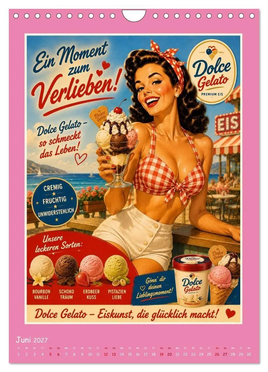 Bild: 9783594359006 | Retro-Reklame (Wandkalender 2027 DIN A4 hoch), CALVENDO Monatskalender