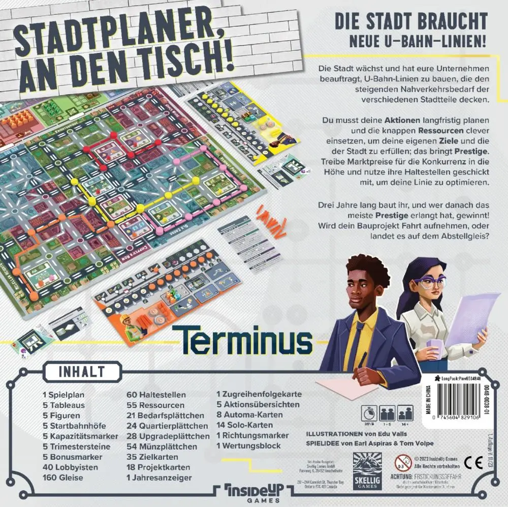 Bild: 745604829106 | Terminus | Earl Aspiras (u. a.) | Spiel | 0048-0038-01 | Deutsch