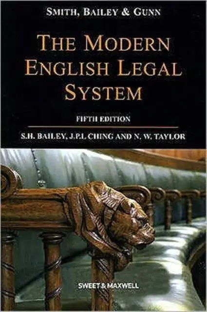 Cover: 9780421909106 | Smith, Bailey &amp; Gunn on The Modern English Legal System | Gunn (u. a.)