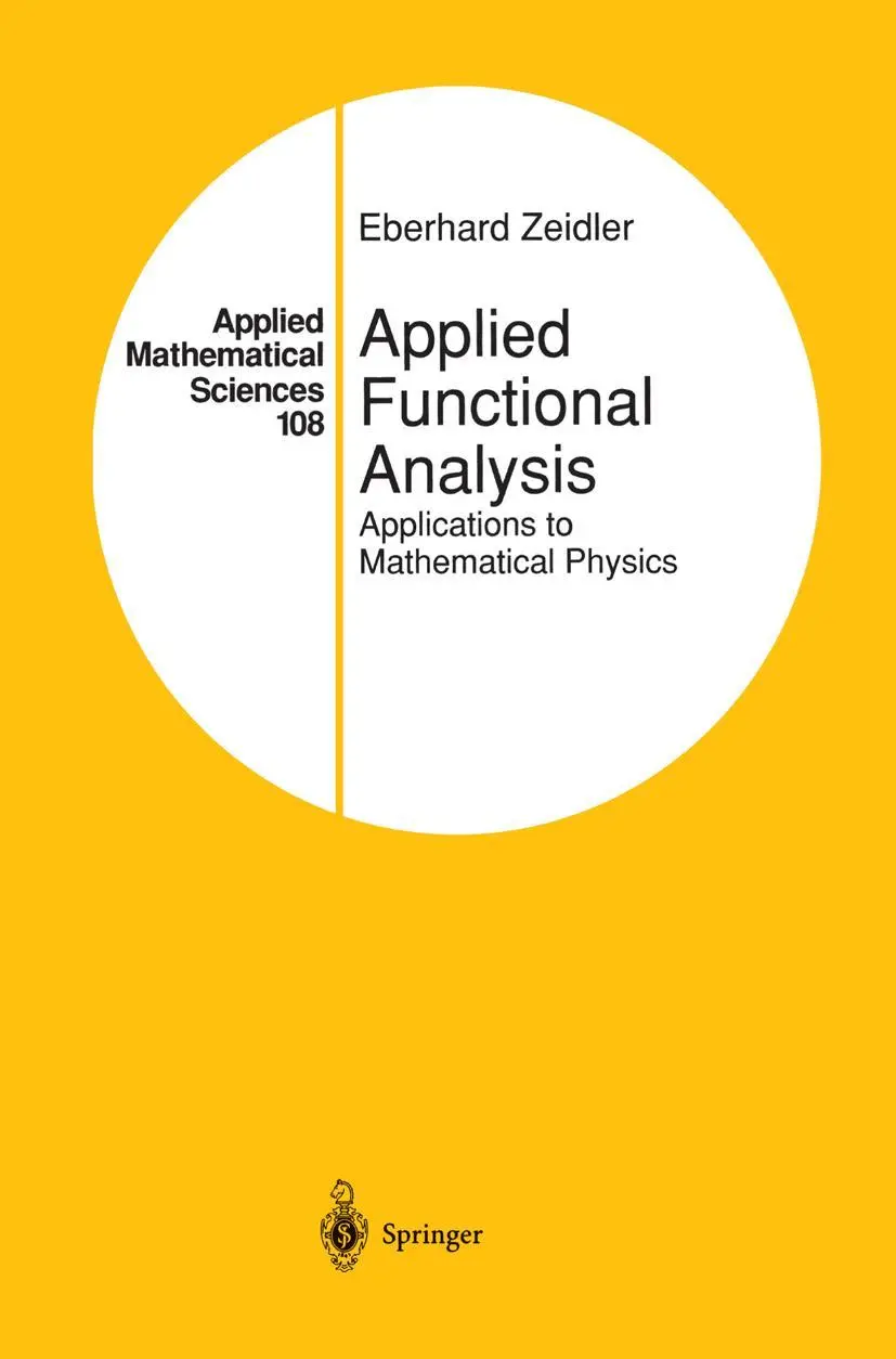 Cover: 9781461269106 | Applied Functional Analysis | Applications to Mathematical Physics