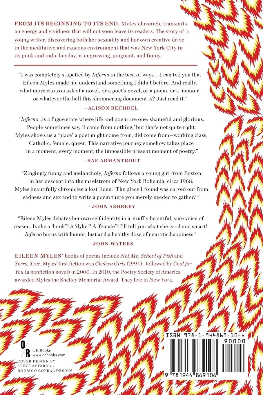 Rückseite: 9781944869106 | Inferno | A Poet's Novel | Eileen Myles | Taschenbuch | Englisch