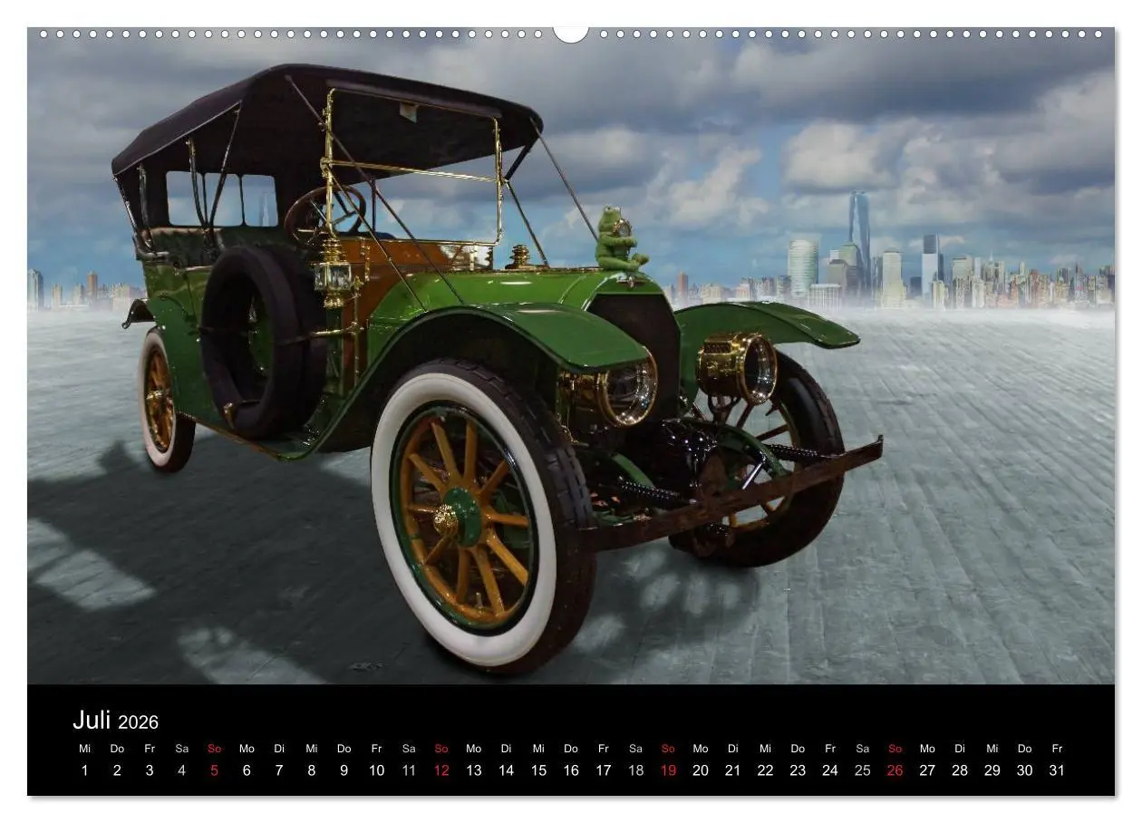 Bild: 9783516059106 | Oldtimer-Kunst (hochwertiger Premium Wandkalender 2026 DIN A2...
