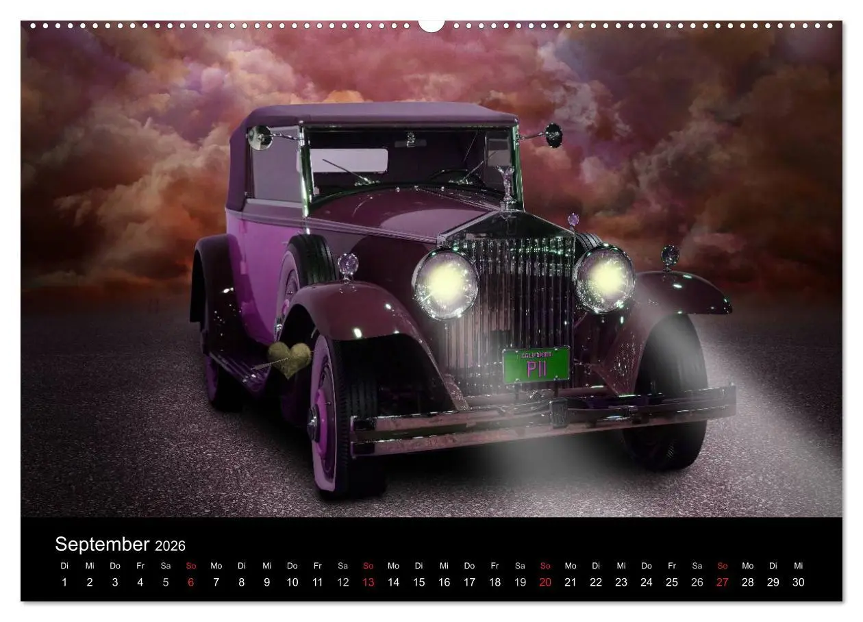 Bild: 9783516059106 | Oldtimer-Kunst (hochwertiger Premium Wandkalender 2026 DIN A2...