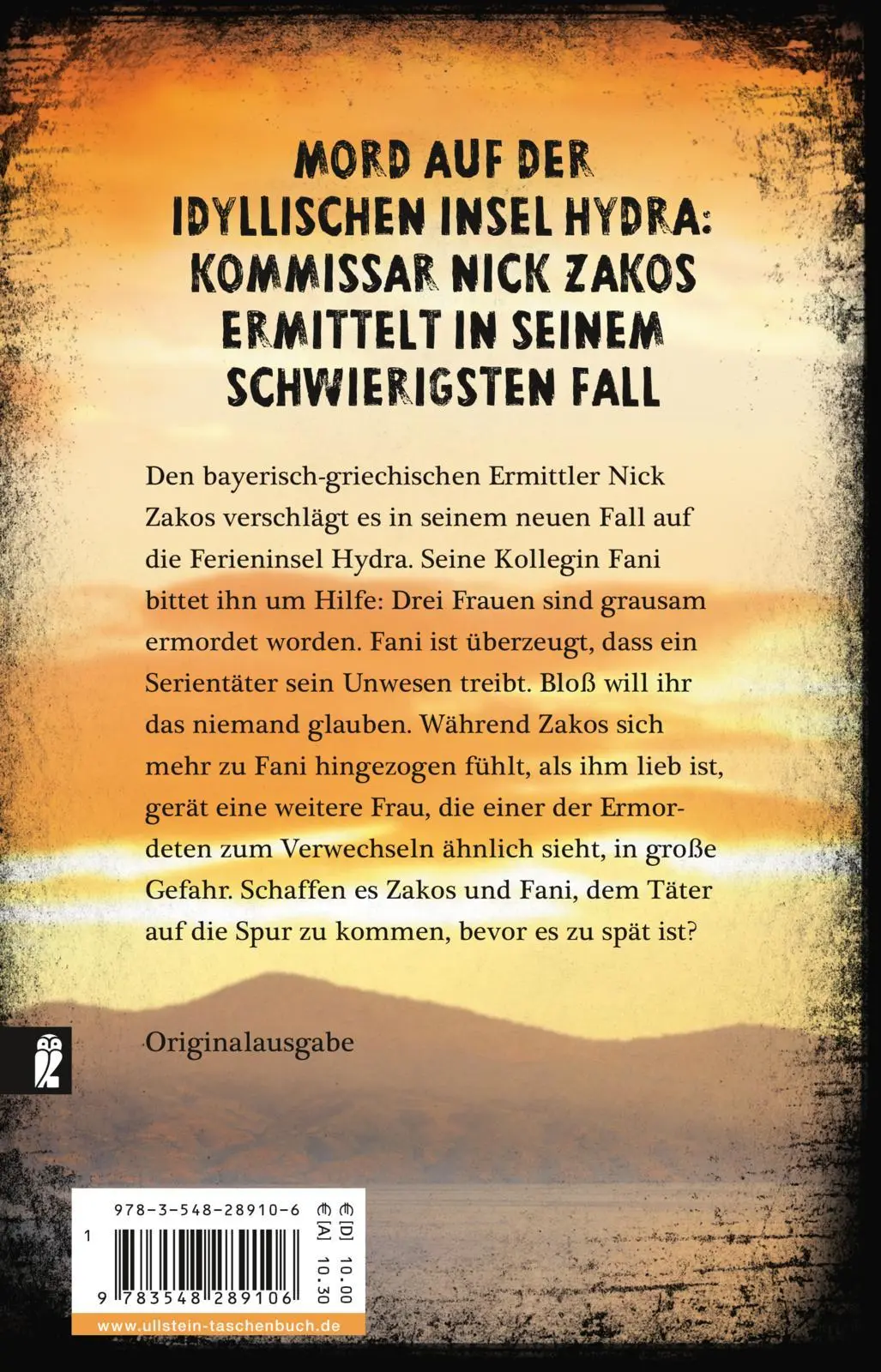 Rückseite: 9783548289106 | Griechische Gefahr | Kommissar Nick Zakos ermittelt | Bettermann