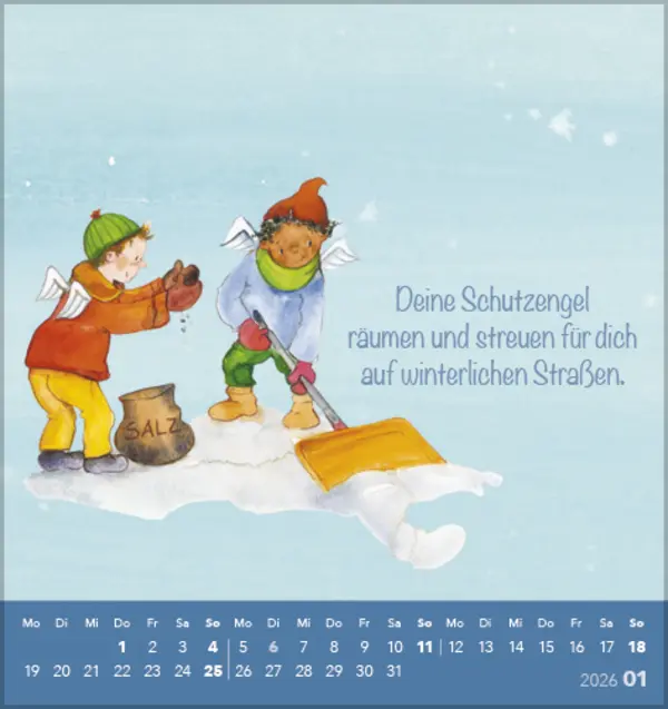 Bild: 9783731889106 | Deine Schutzengel 2026 | Korsch Verlag | Kalender | Spiralbindung