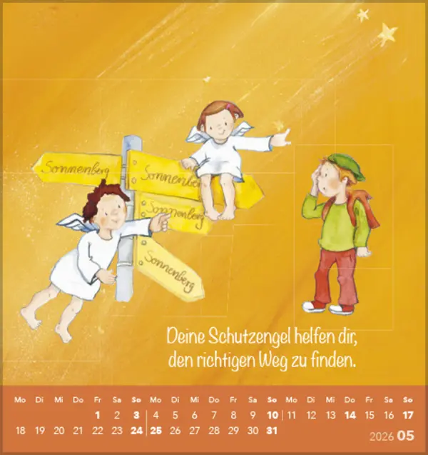Bild: 9783731889106 | Deine Schutzengel 2026 | Korsch Verlag | Kalender | Spiralbindung