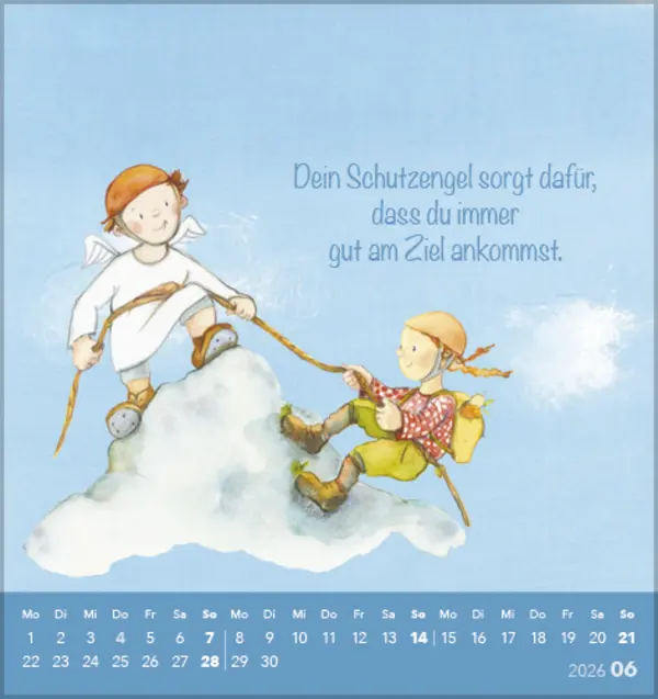 Bild: 9783731889106 | Deine Schutzengel 2026 | Korsch Verlag | Kalender | Spiralbindung