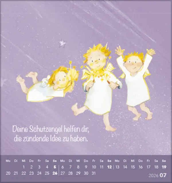 Bild: 9783731889106 | Deine Schutzengel 2026 | Korsch Verlag | Kalender | Spiralbindung