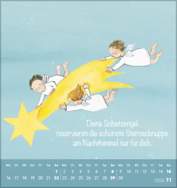 Bild: 9783731889106 | Deine Schutzengel 2026 | Korsch Verlag | Kalender | Spiralbindung