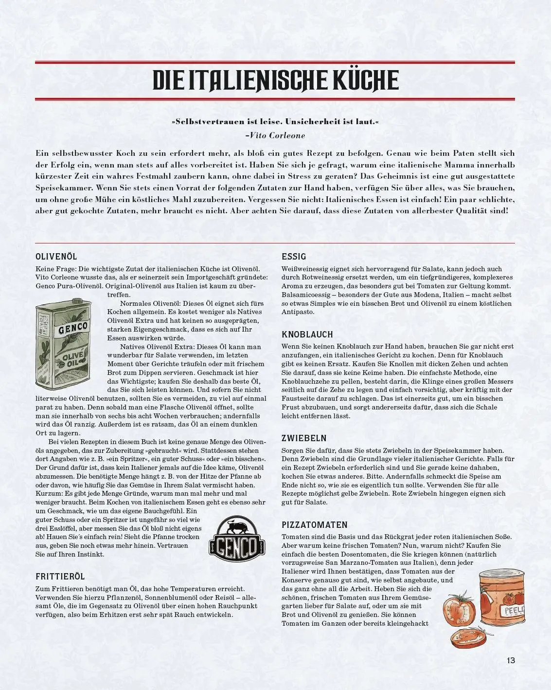 Bild: 9783833239106 | Der Pate: Das Kochbuch der Corleone-Familie | Liliana Battle | Buch