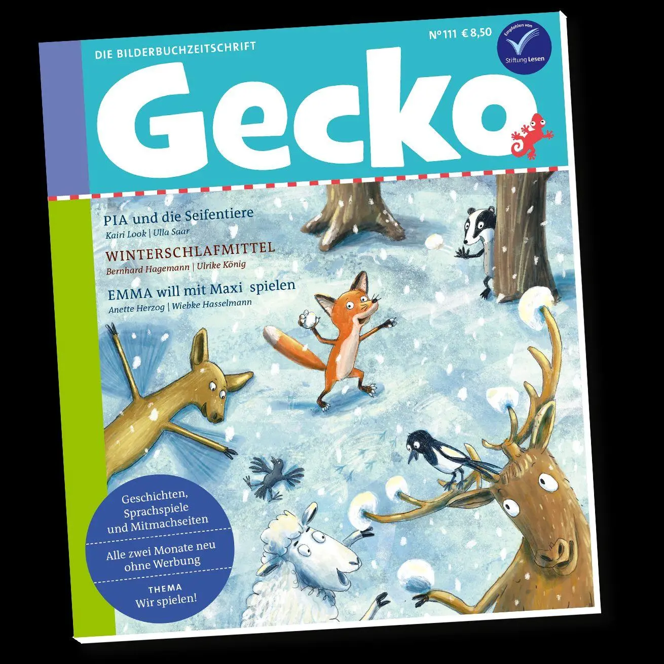 Cover: 9783911209106 | Gecko Kinderzeitschrift Band 111 | Thema: Wir spielen! | Look (u. a.)