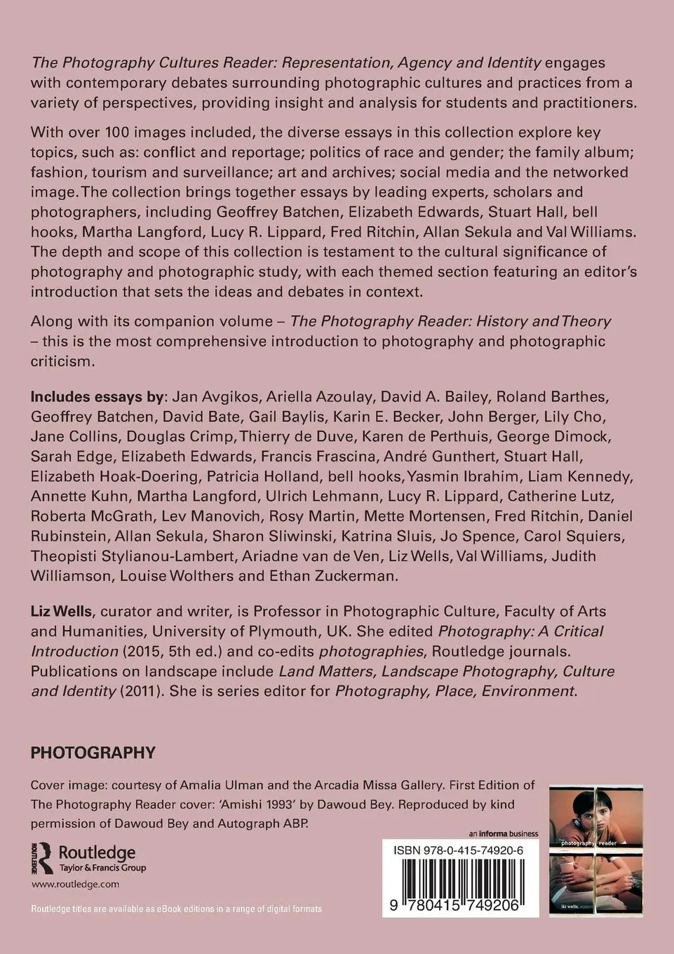 Rückseite: 9780415749206 | The Photography Cultures Reader | Representation, Agency and Identity