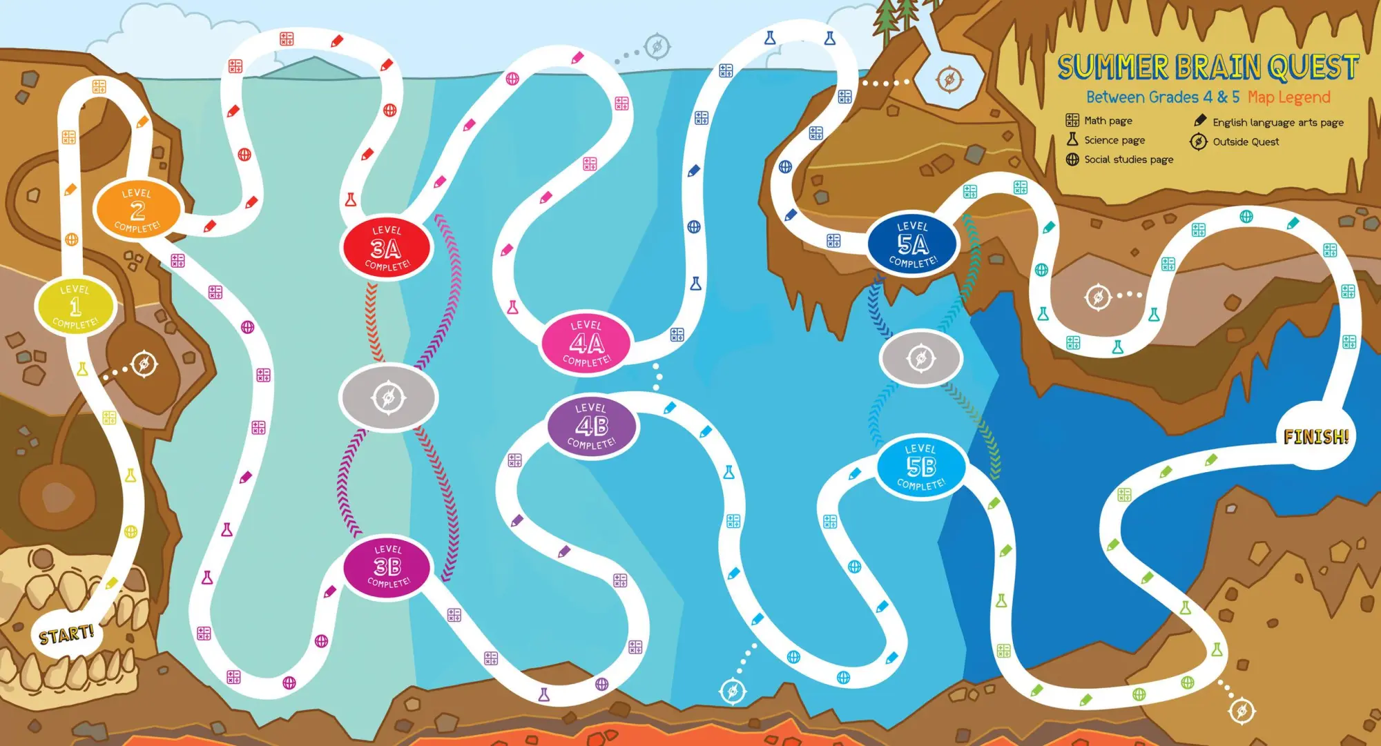 Bild: 9780761189206 | Summer Brain Quest: Between Grades 4 &amp; 5 | Workman Publishing (u. a.)