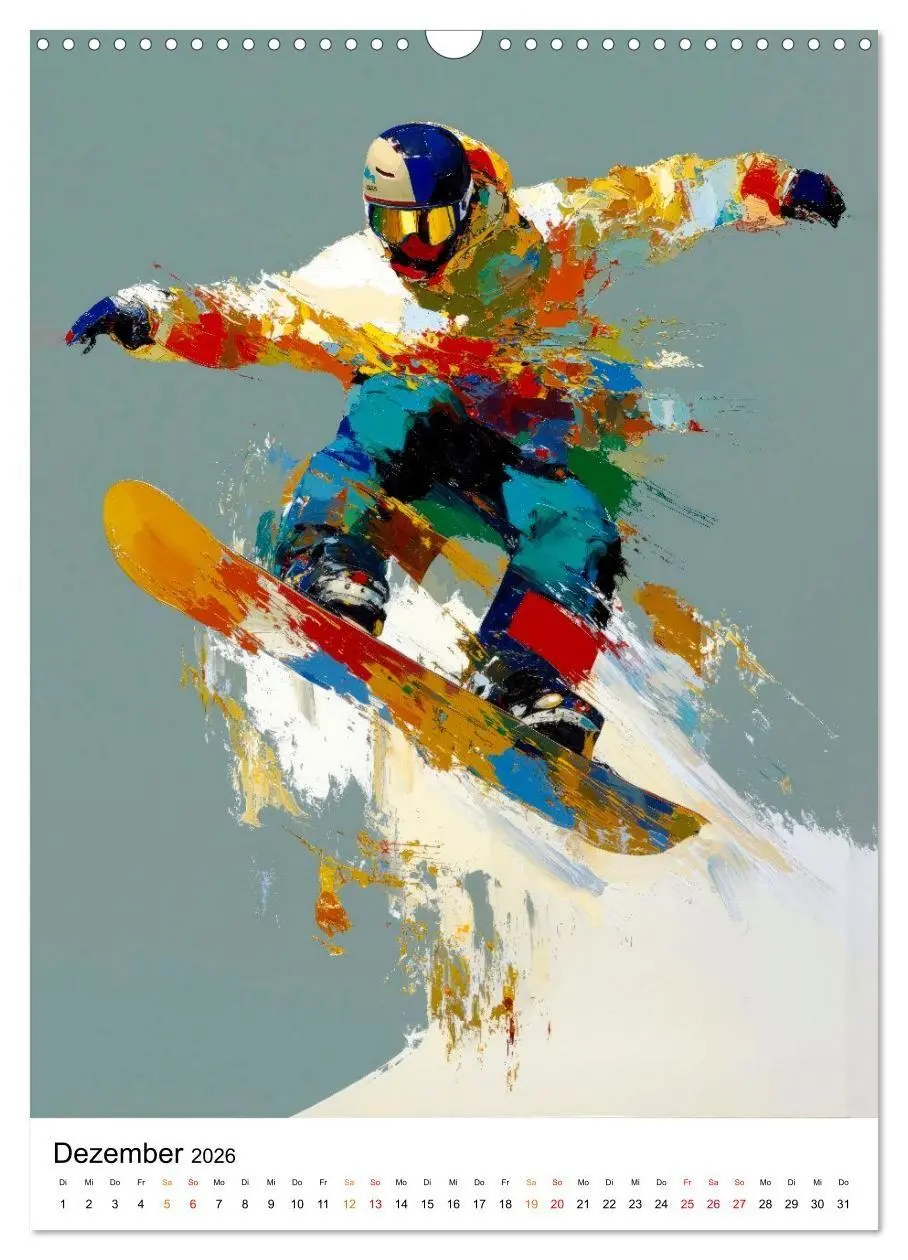 Bild: 9783516739206 | Sport in Farben (Wandkalender 2026 DIN A3 hoch), CALVENDO...