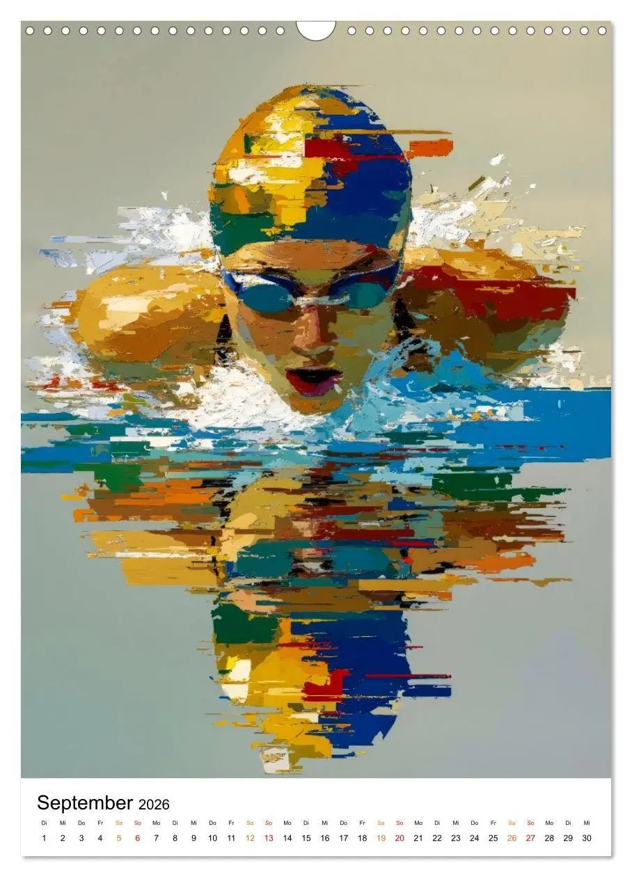 Bild: 9783516739206 | Sport in Farben (Wandkalender 2026 DIN A3 hoch), CALVENDO...