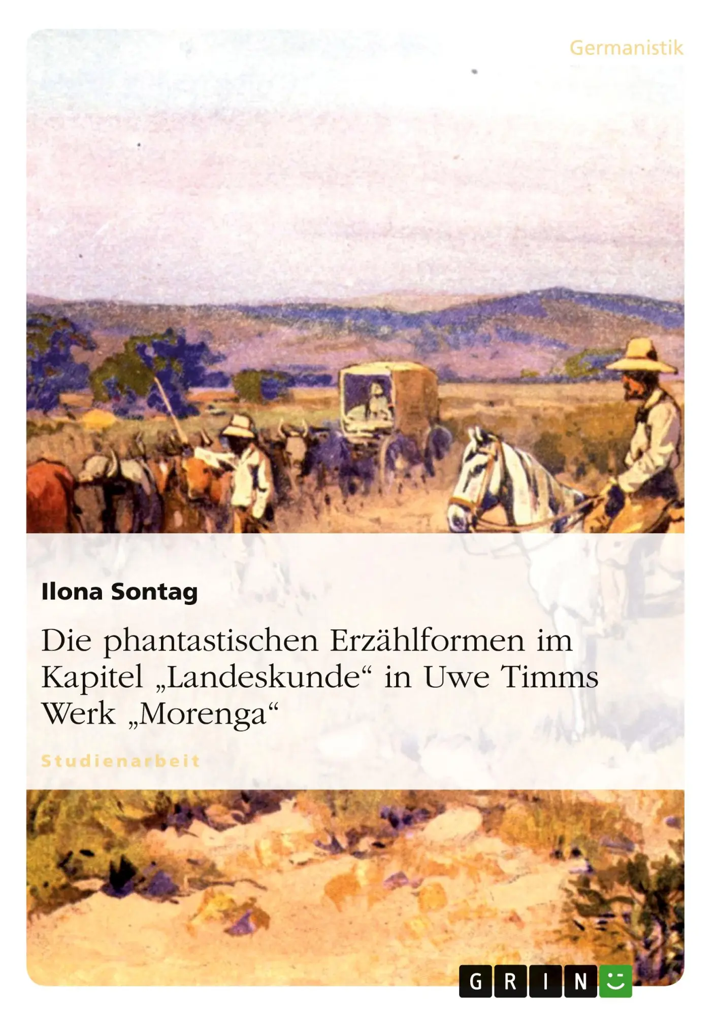 Cover: 9783640559206 | Die phantastischen Erzählformen im Kapitel "Landeskunde" in Uwe...
