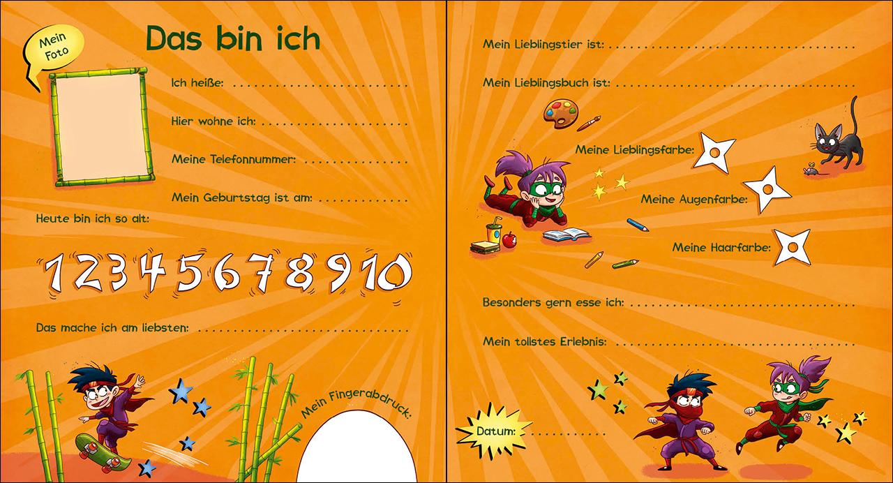 Bild: 9783743209206 | Meine Kindergarten-Freunde (Ninjas) | Loewe Eintragbücher | Buch
