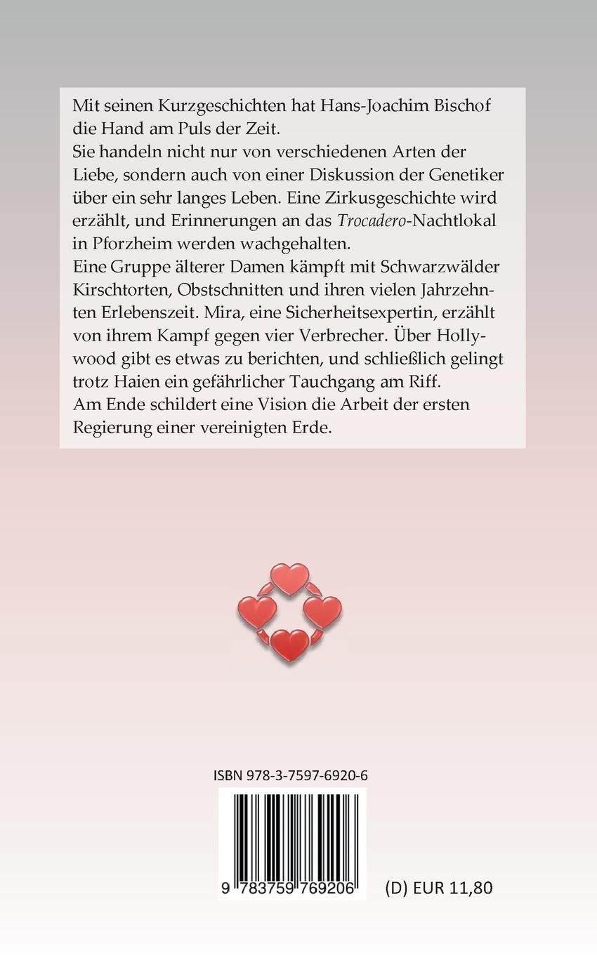 Rückseite: 9783759769206 | Eine Art von Liebe | Erzählungen | Hans-Joachim Bischof | Taschenbuch