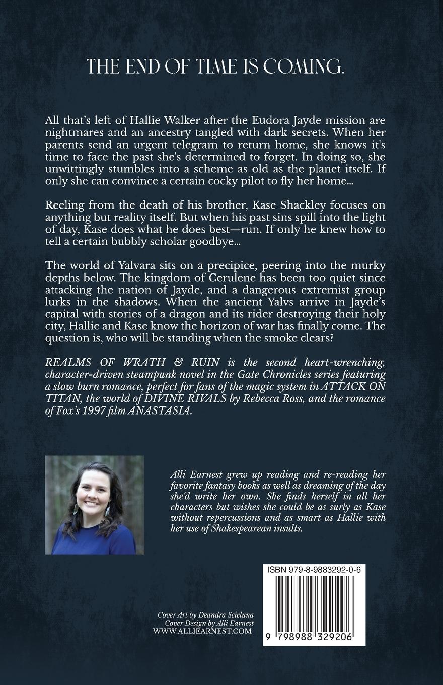 Rückseite: 9798988329206 | Realms of Wrath and Ruin | A Science Fantasy Romance Series | Earnest