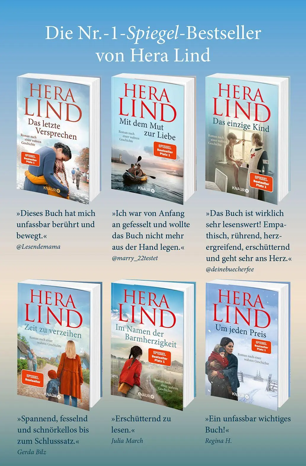 Bild: 9783426569306 | Mit dem Mut zur Liebe + Zeit zu Verzeihen (Doppelband) | Hera Lind