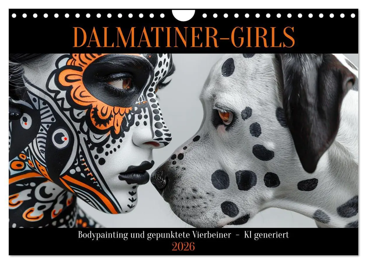 Cover: 9783457329306 | Dalmatinergirls (Wandkalender 2026 DIN A4 quer), CALVENDO...