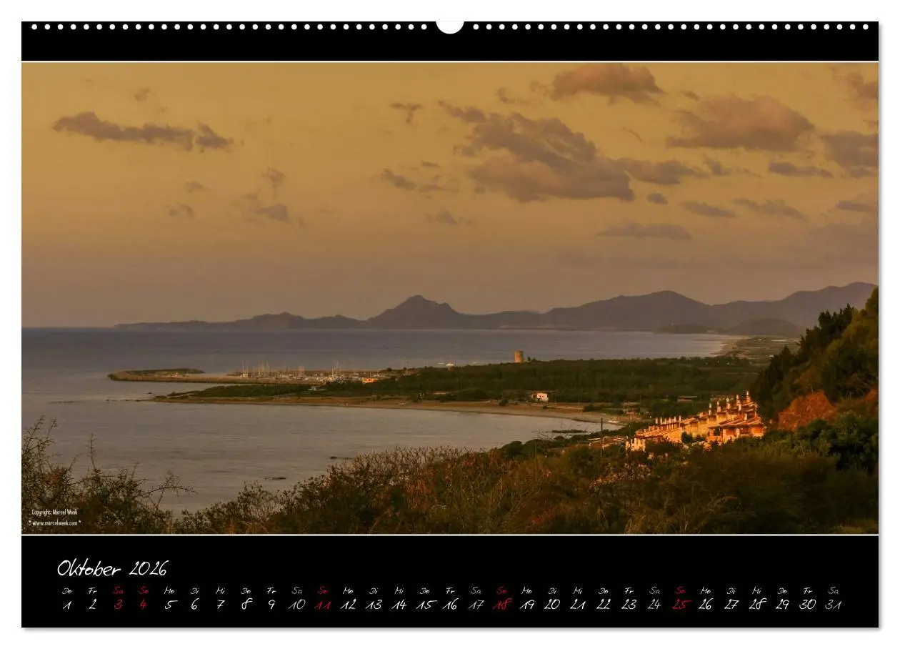 Bild: 9783516109306 | Sardinien Panoramakalender (Wandkalender 2026 DIN A2 quer),...