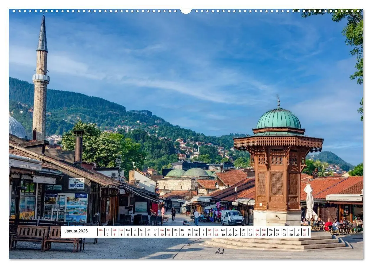 Bild: 9783516659306 | Sarajevo im Fokus (Wandkalender 2026 DIN A2 quer), CALVENDO...