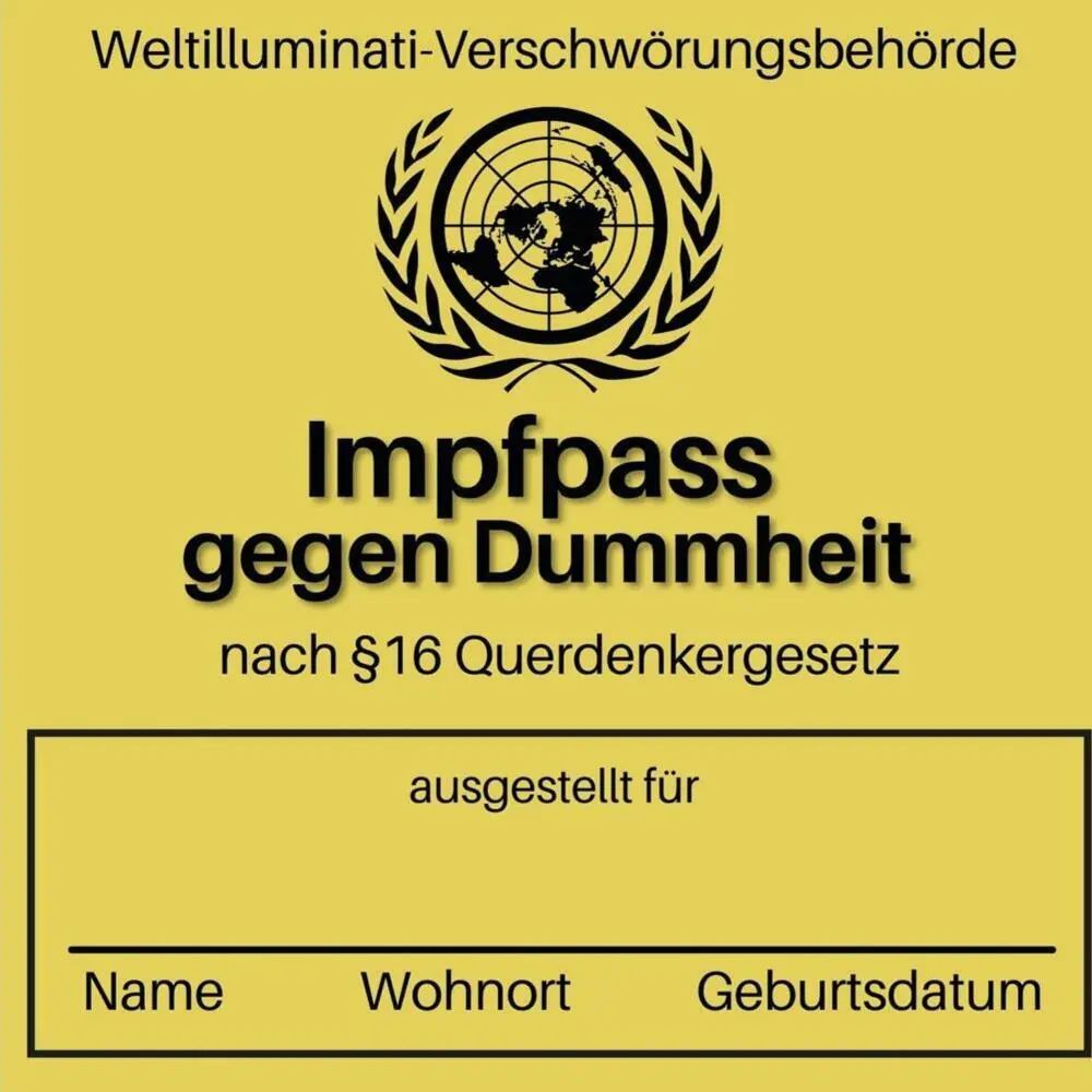 Cover: 9783750509306 | Impfpass gegen Dummheit | nach §16 Querdenkergesetz | Tim Fröhlich