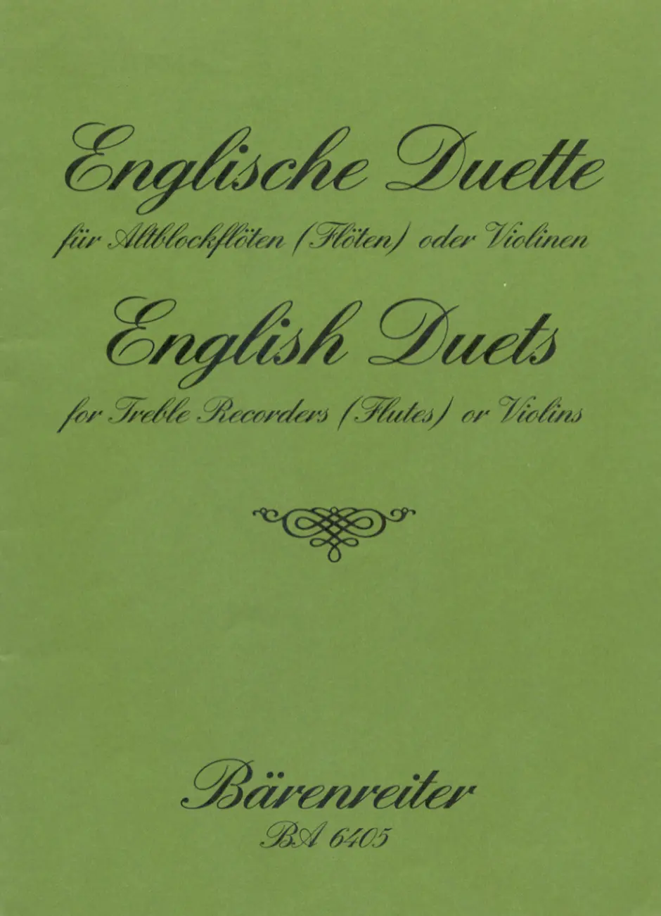 Cover: 9790006479306 | Englische Duette | Buch | Bärenreiter Verlag | EAN 9790006479306