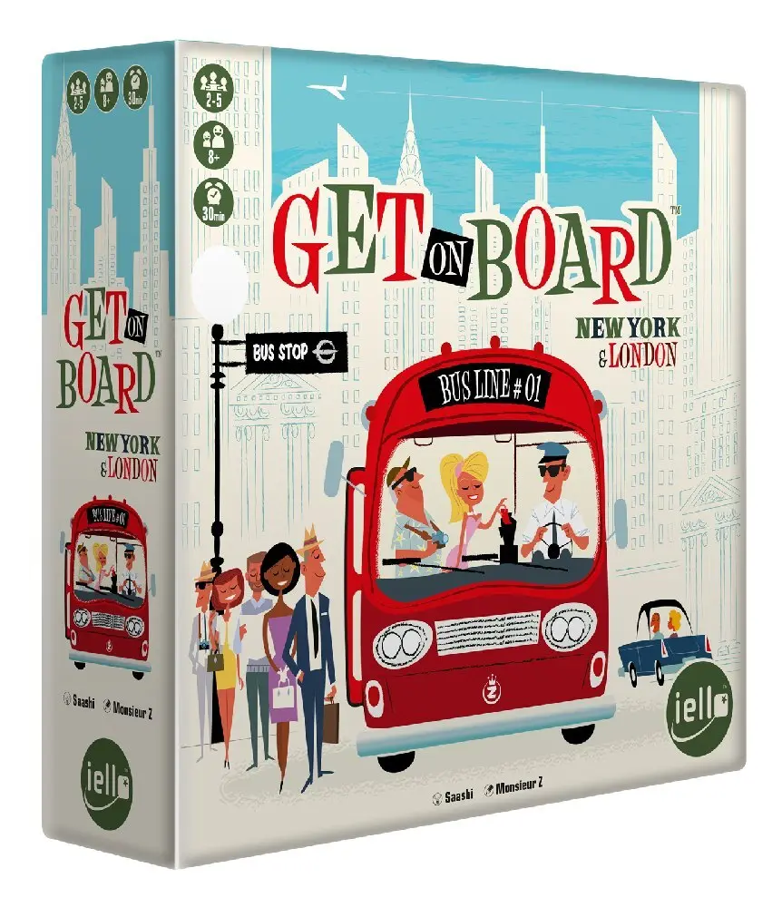 Cover: 3760175519406 | Get on Board (Spiel) | Saashl | Spiel | In Spielebox | 519403 | 2022