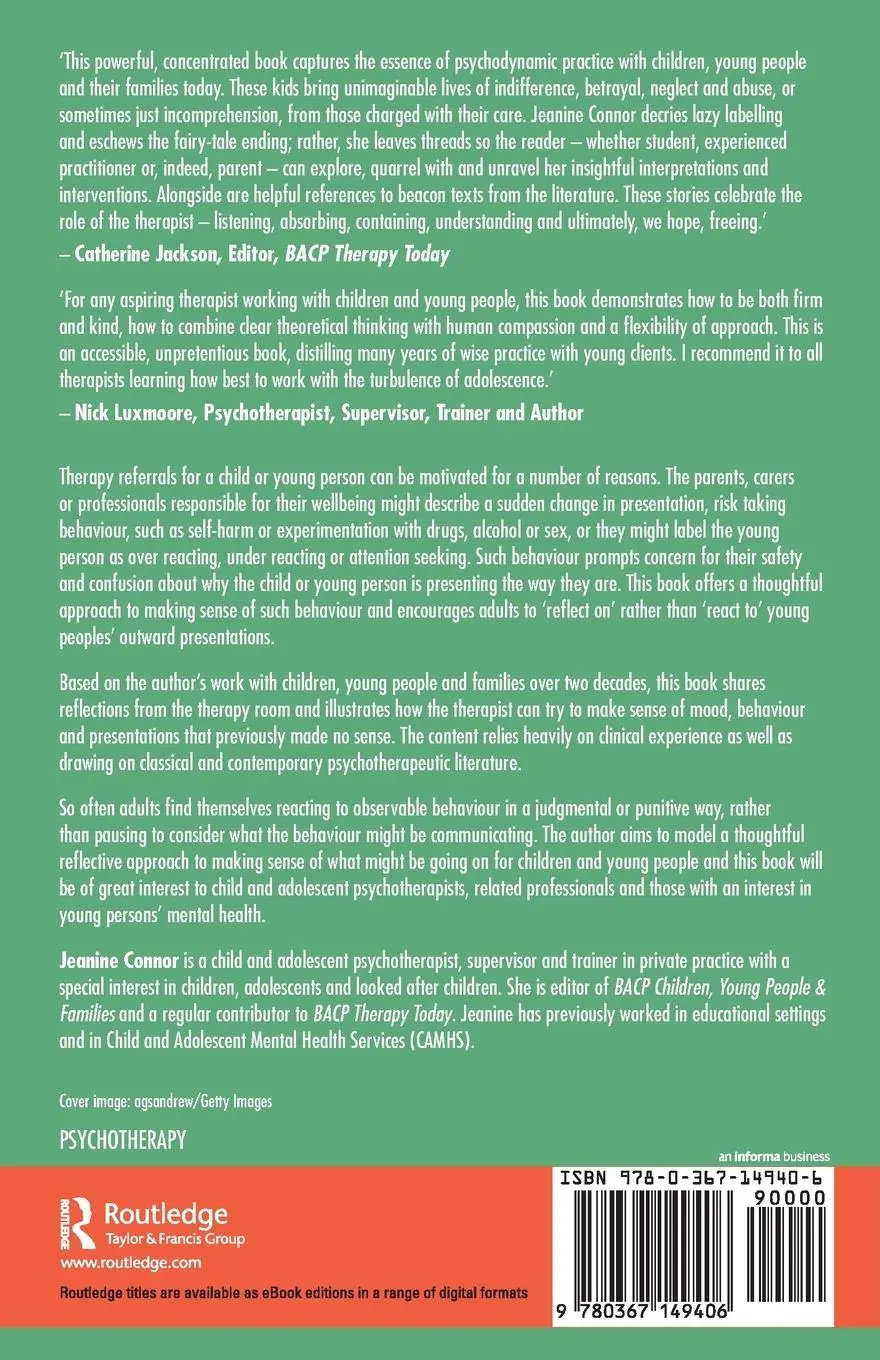 Rückseite: 9780367149406 | Reflective Practice in Child and Adolescent Psychotherapy | Connor