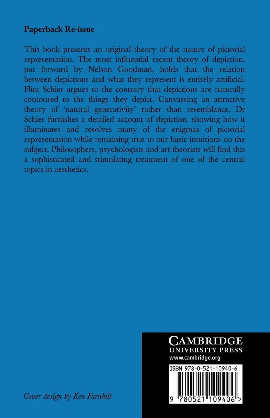 Rückseite: 9780521109406 | Deeper Into Pictures | An Essay on Pictorial Representation | Schier
