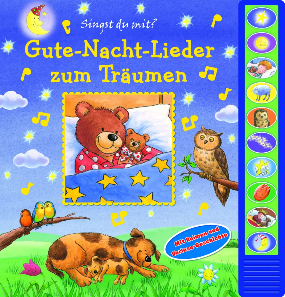 Cover: 9781503739406 | Gute-Nacht-Lieder zum Träumen, m. Soundeffekten | GmbH | Buch | 40 S.