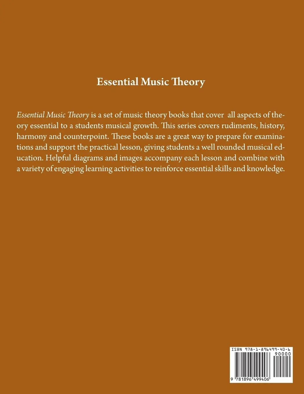 Rückseite: 9781896499406 | Essential Music Theory All in One | Mark Sarnecki | Taschenbuch | 2023
