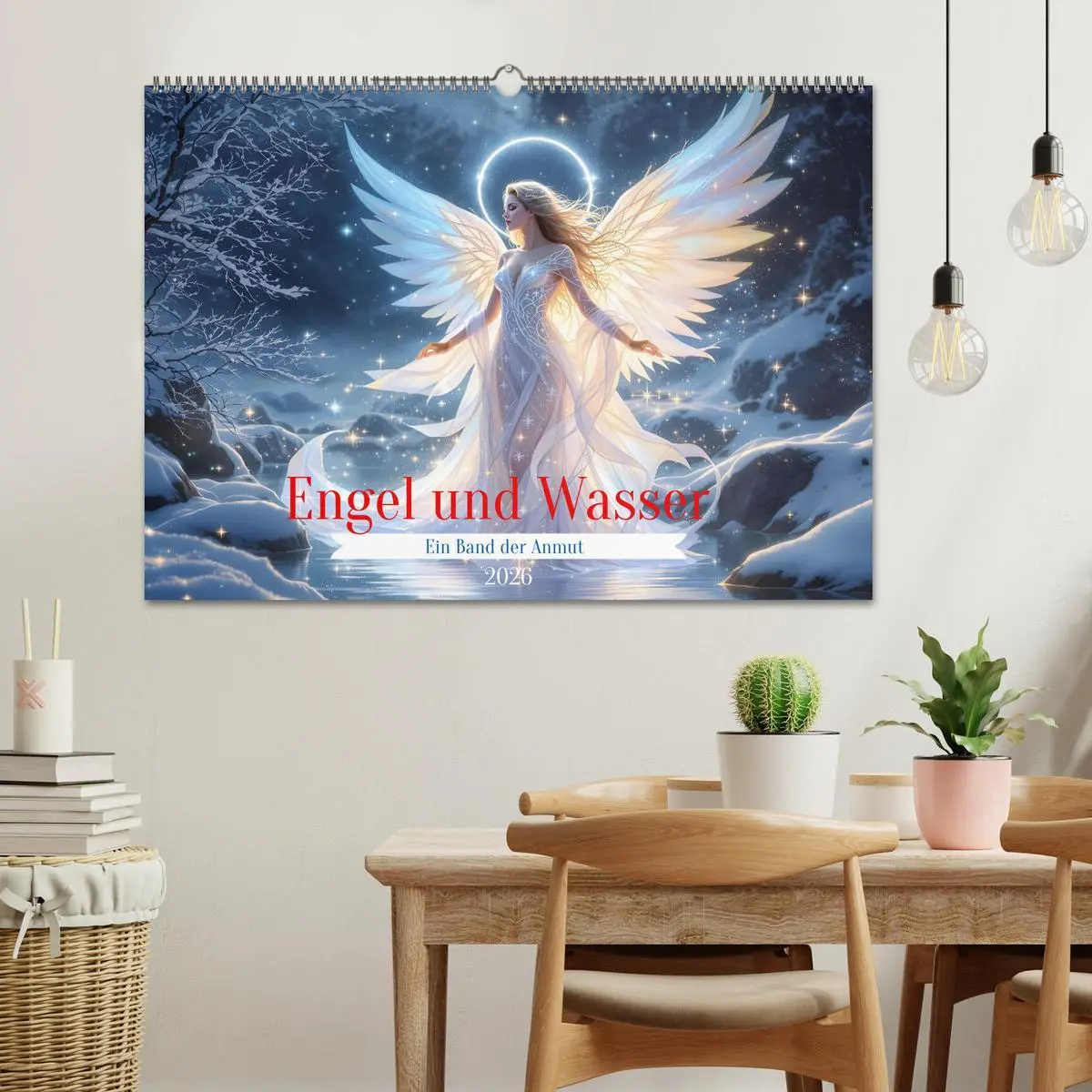 Bild: 9783457249406 | Engel und Wasser - Ein Band der Anmut (Wandkalender 2026 DIN A2...