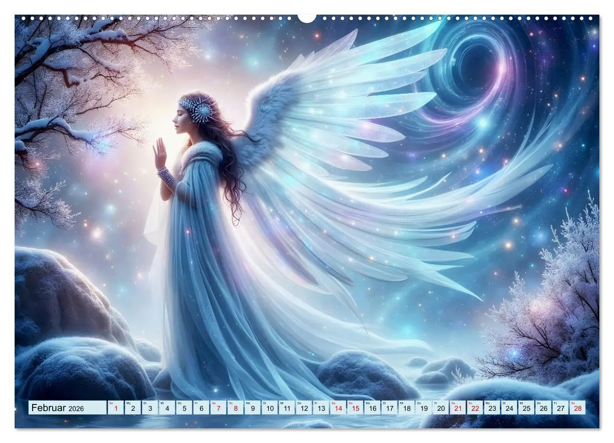 Bild: 9783457249406 | Engel und Wasser - Ein Band der Anmut (Wandkalender 2026 DIN A2...