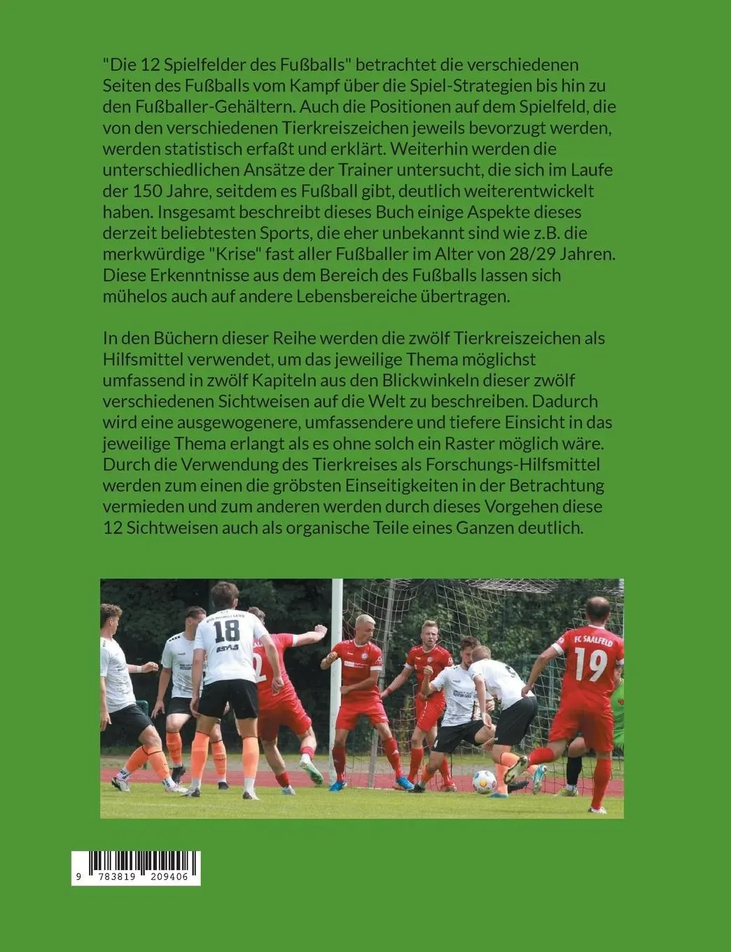 Rückseite: 9783819209406 | Die 12 Spielfelder des Fußballs | Entwürfe für die Zukunft - Band 30