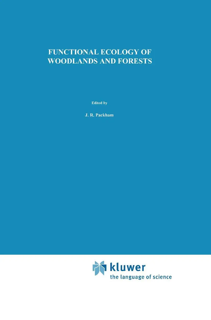 Cover: 9780412439506 | Functional Ecology of Woodlands and Forests | J. R. Packham (u. a.)
