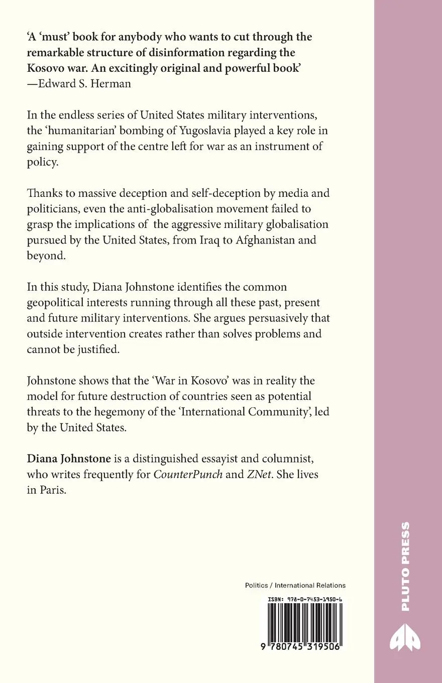 Rückseite: 9780745319506 | Fools' Crusade | Yugoslavia, NATO and Western Delusions | Johnstone