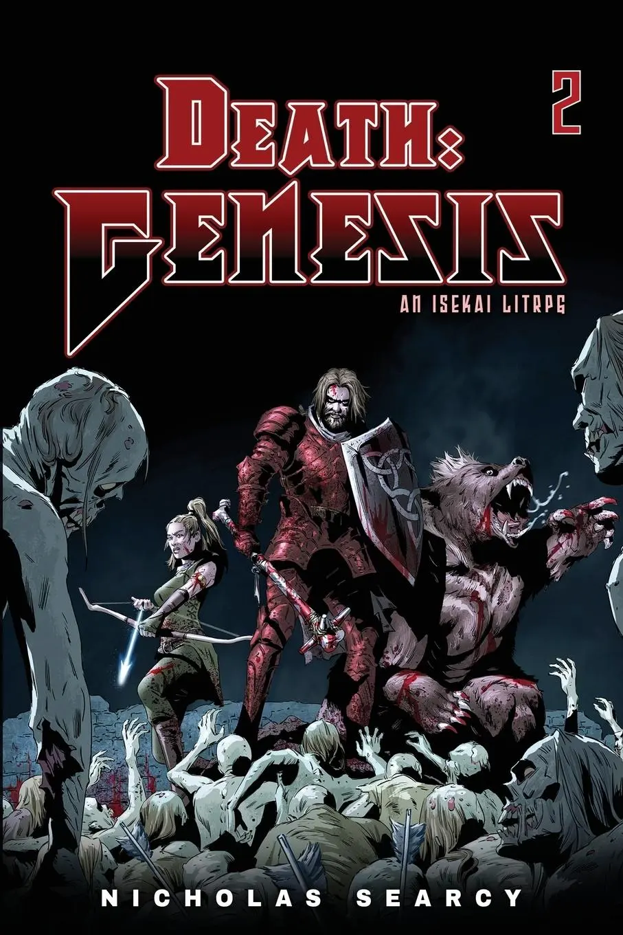 Cover: 9781039419506 | Death Genesis 2 | An Isekai LitRPG | Nicholas Searcy | Taschenbuch