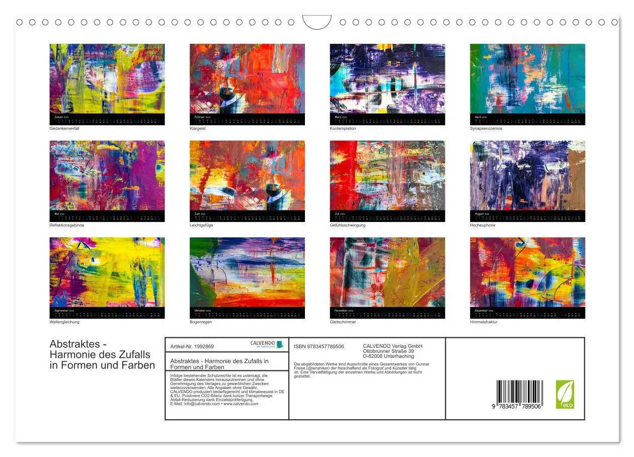 Bild: 9783457789506 | Abstraktes - Harmonie des Zufalls in Formen und Farben...