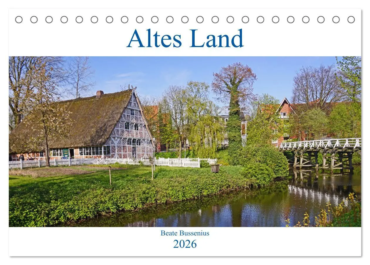Cover: 9783457859506 | Altes Land 2026 (Tischkalender 2026 DIN A5 quer), CALVENDO...