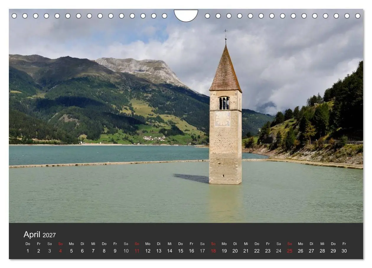 Bild: 9783594239506 | Der Vinschgau (Wandkalender 2027 DIN A4 quer), CALVENDO Monatskalender