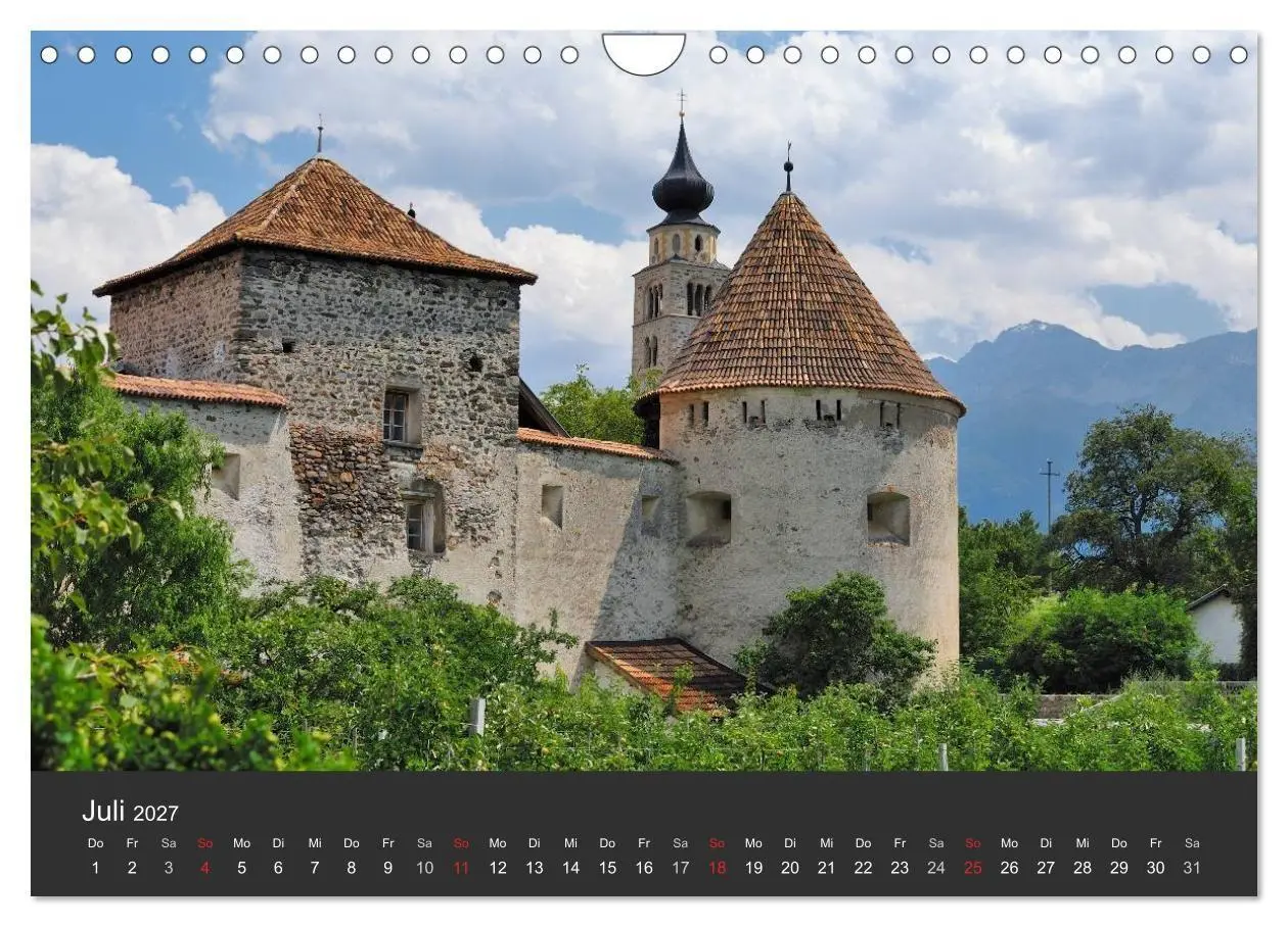Bild: 9783594239506 | Der Vinschgau (Wandkalender 2027 DIN A4 quer), CALVENDO Monatskalender