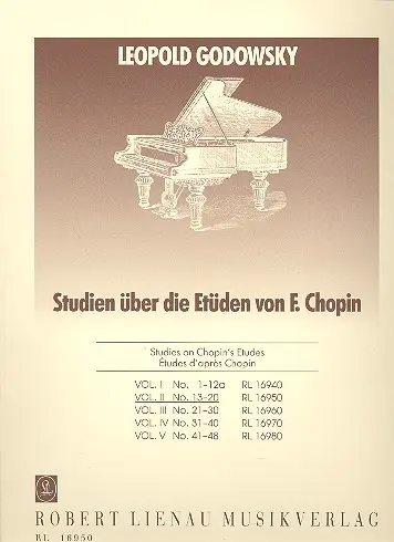 Cover: 9790011169506 | Godowsky, L: Studien über die Etüden von Chopin 2 | Leopold Godowsky